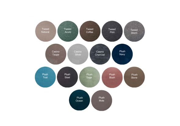 Dove Fabric Headboard Floor standing available in a range of fabrics and sizes
