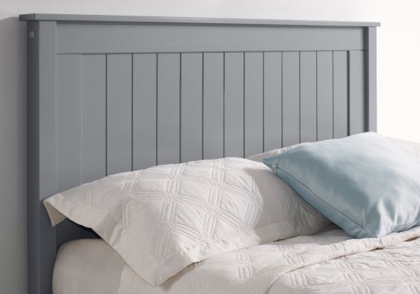 Limelight Taurus Low Foot End Wooden Bed Frame made from solid wood classic style single small double double king sizes grey dark grey and white