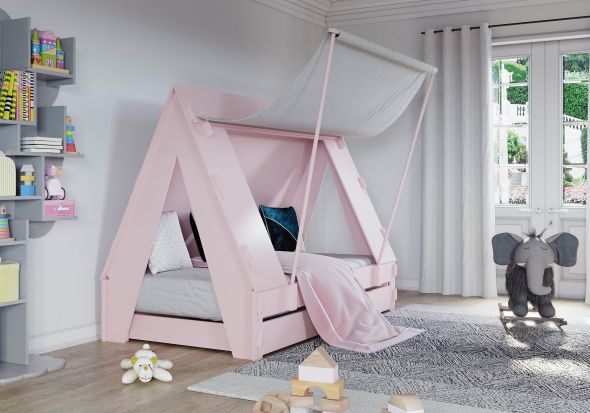 Mathy By Bols Tent Cabin Bed With Trundle Drawer
