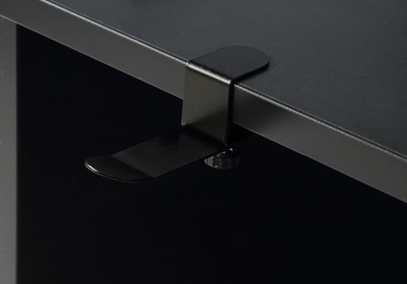 Flair Power W L Shaped Corner Gaming Desk With Colour Changing LED Lights