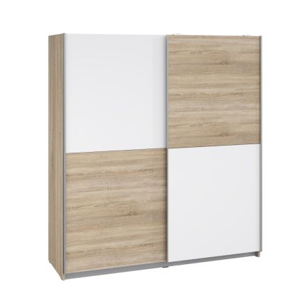 Flair Freddie Sliding Wardrobe Oak/White