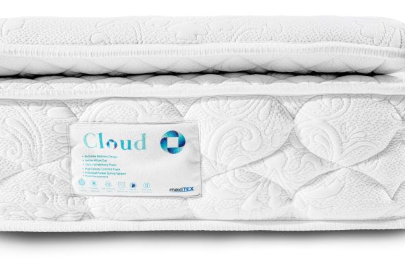 Maxitex cloud pocket sprung memory mattress