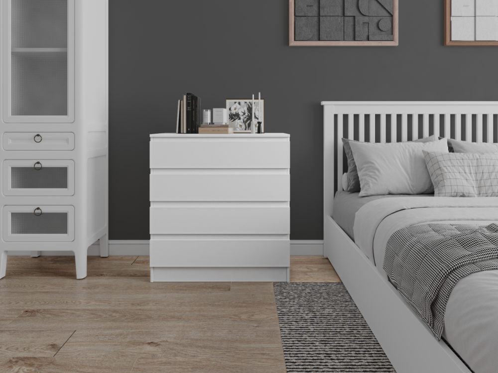 Flair Toivo Chest Of Drawers White