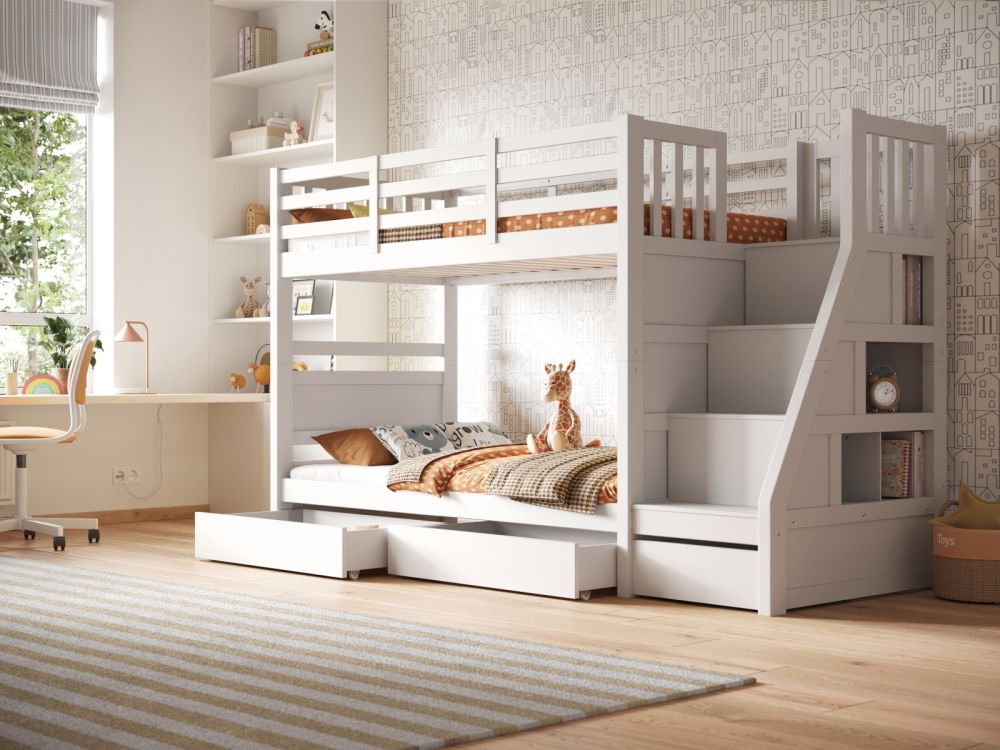 Flair Lunar Junior Bunk Bed With Shelves
