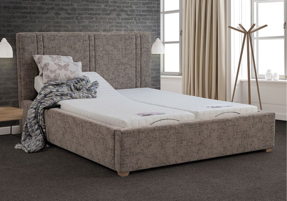 Sweet Dreams Nutmeg Adjustable Bed Frame Two individual adjustable units and 5 stage adjustable action