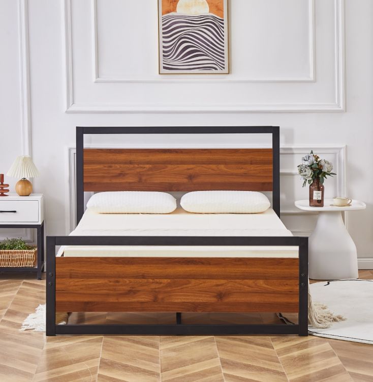Flair Novak Metal Lattice Bed Frame