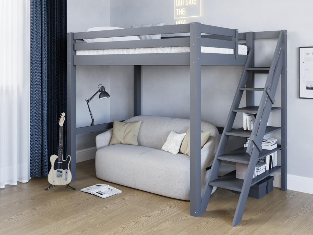 Noomi Studio Loft Bed Double High Sleeper (FSC-Certified)
