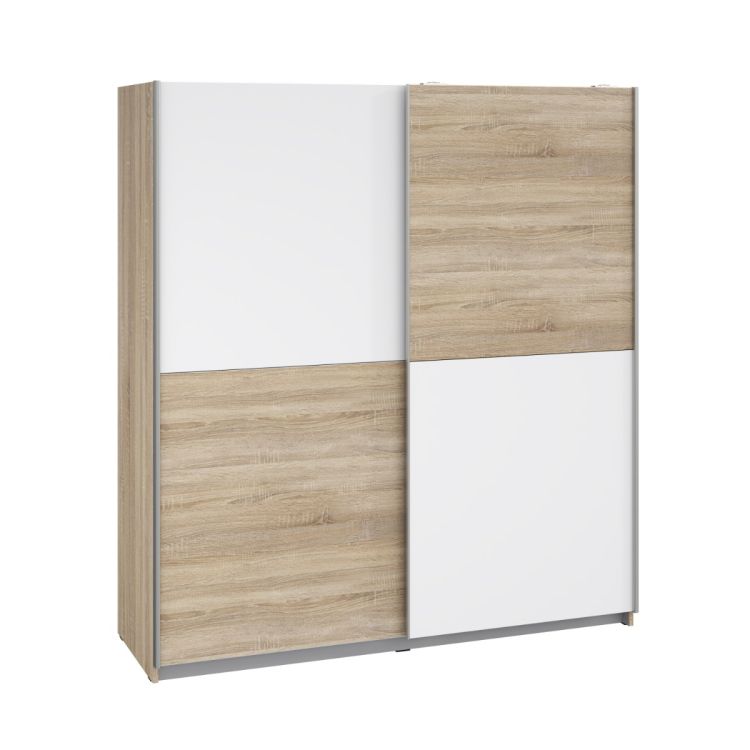 Flair Freddie Sliding Wardrobe Oak/White