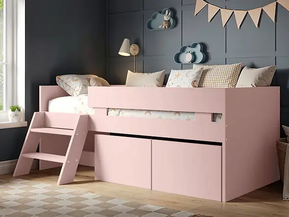 Flair Logan Single Storage Low Sleeper Bed