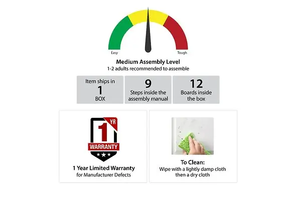 Novogratz Cache 2 Door Metal Locker Storage Cabinet